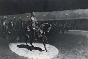 Frederick Remington Buffalo Bill in the Spotlight oil painting reproduction